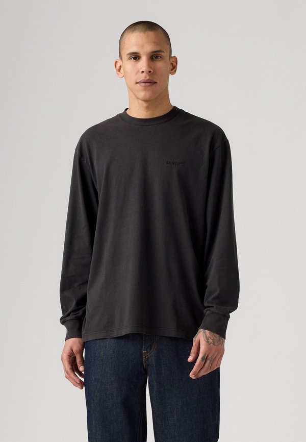 Levi's® LS AUTHENTIC TEE - Long sleeved top - mineral black