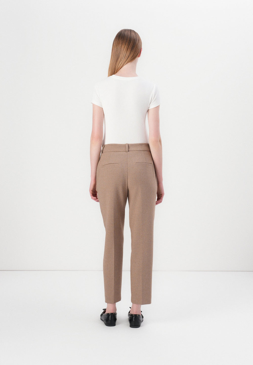 Selected SLFRITA RIA CROP PANT CAMEL