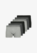 Jack & Jones RETRO 6ER PACK ORDINARY - Trunks - schwarz   grau