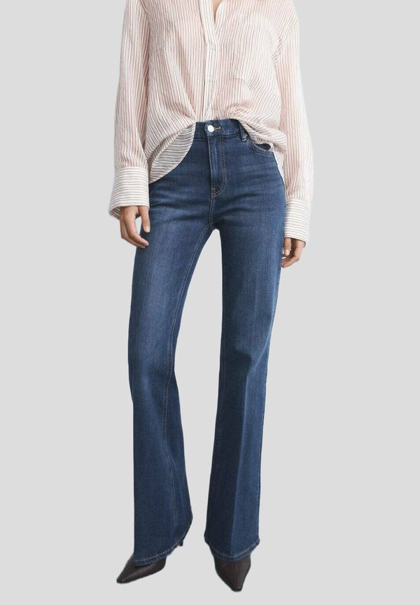 Mango Bootcut jeans - dark blue