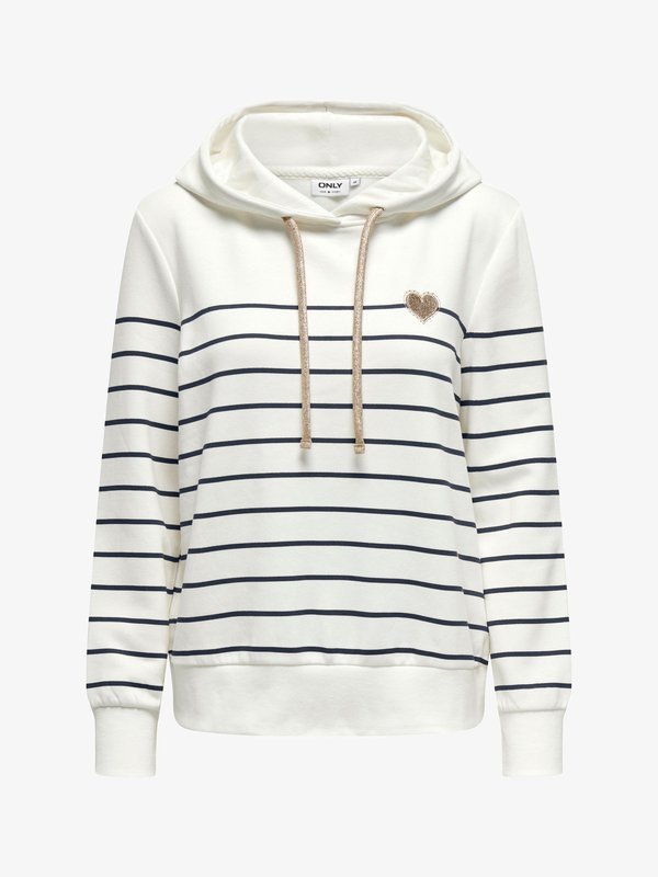 ONLY ONLADELLE Sweat - Hoodie - cloud dancer