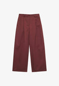 Vero Moda Curve TAILORED TROUSERS VMCTAYLOR MID WAIST TROUSERS - Trousers - russet brown