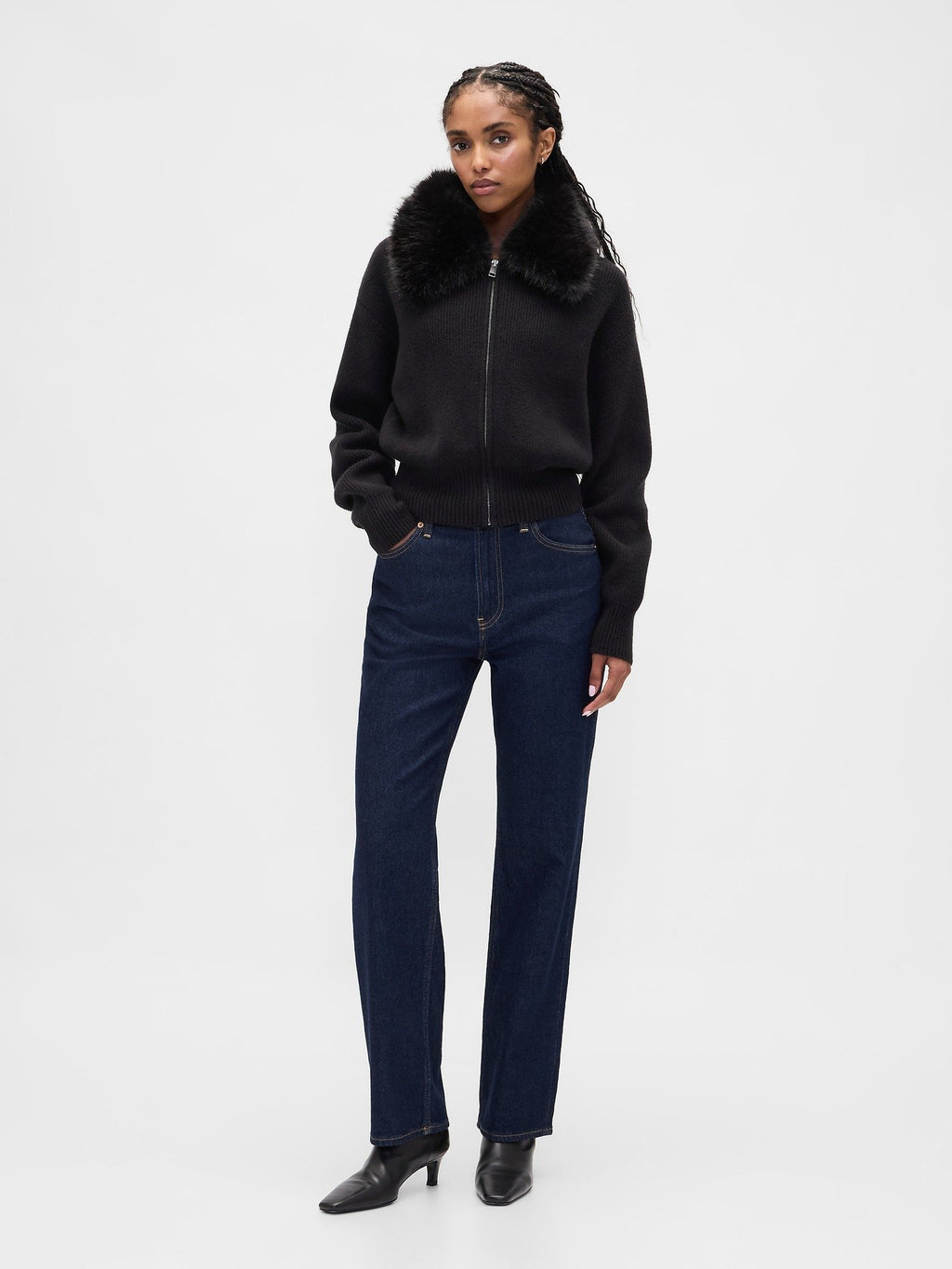 GAP CASHSOFT ZIP UP