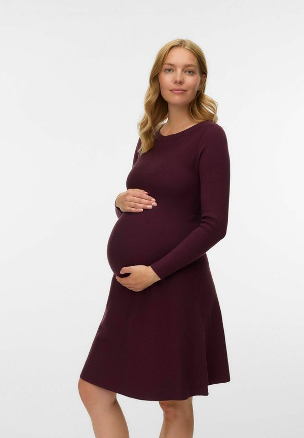 Vero Moda VMMNANCY Maternity - Jumper dress - winetasting