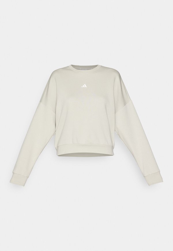 adidas Sportswear ESSENTIALS SMALL LOGO FEEL COZY - Sweatshirt - alumina/white