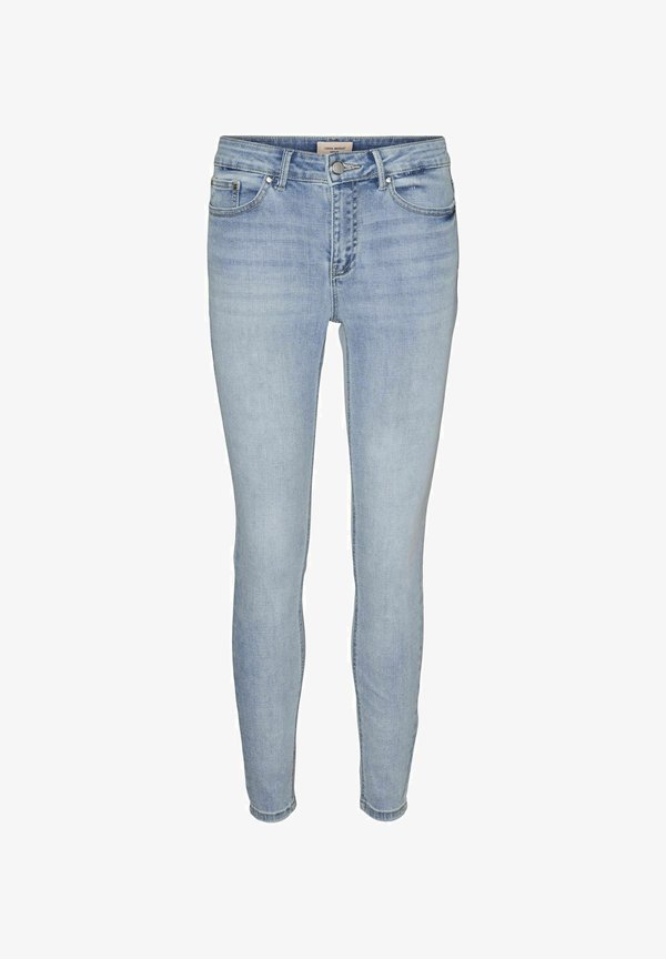 Vero Moda Skinny fit VMFLASH Mid rise - Slim fit jeans - light blue denim