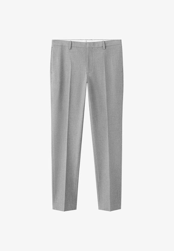 Mango ADULT - Suit trousers - grey