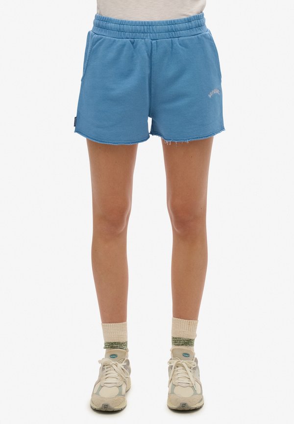 Superdry & Co ESSENTIAL LOGO GARMENT - Tracksuit bottoms - copen blue