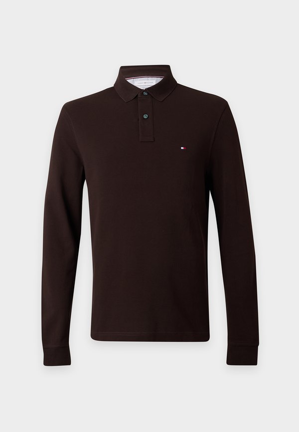 Tommy Hilfiger REGULAR - Long sleeved top - chocolate