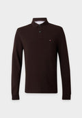 Tommy Hilfiger REGULAR - Long sleeved top - chocolate