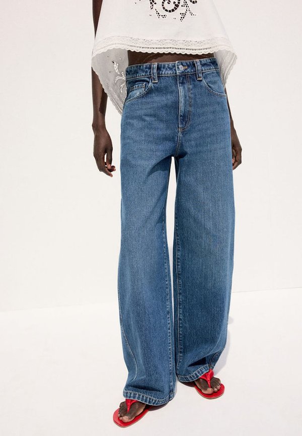 Mango Wide Leg - dunkelblau