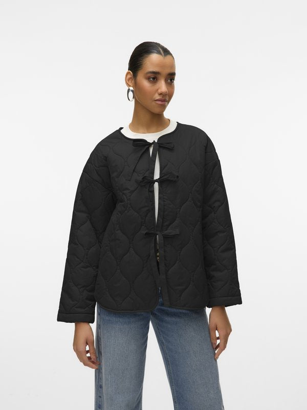 Vero Moda Quilted VMSABINE Quilted - Light jacket - black