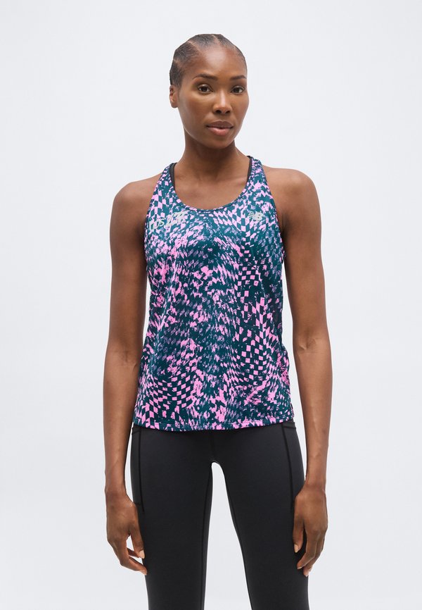 New Balance LONDON EDITION ATHLETICS PRINTED TANK - Top - pink heat