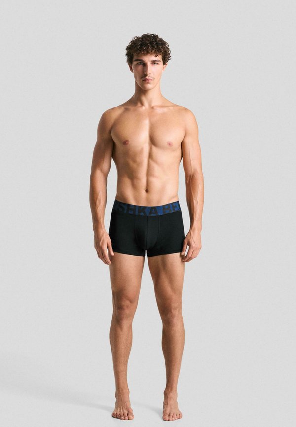 Bershka 3-PACK - Trunks - dark blue
