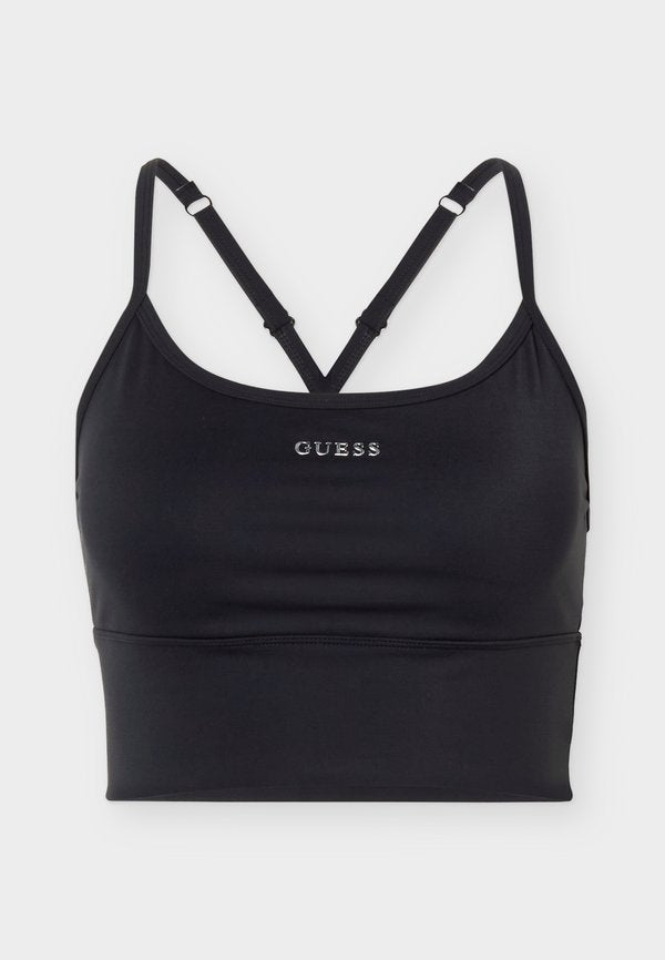 Guess DEMETRA LONG BRA - Medium support sports bra - jet black