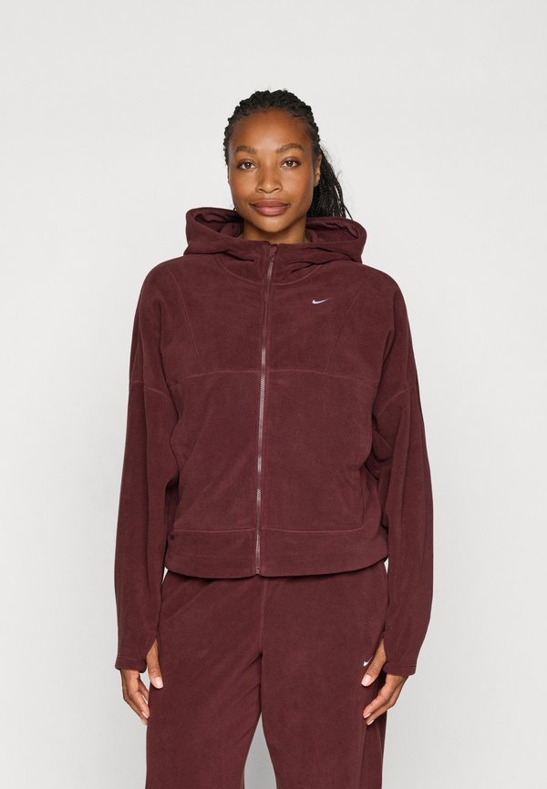 Nike Performance Fleece jacket - burgundy crush/white