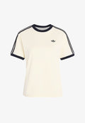 adidas Originals 3-STRIPES - Print T-shirt - cream white