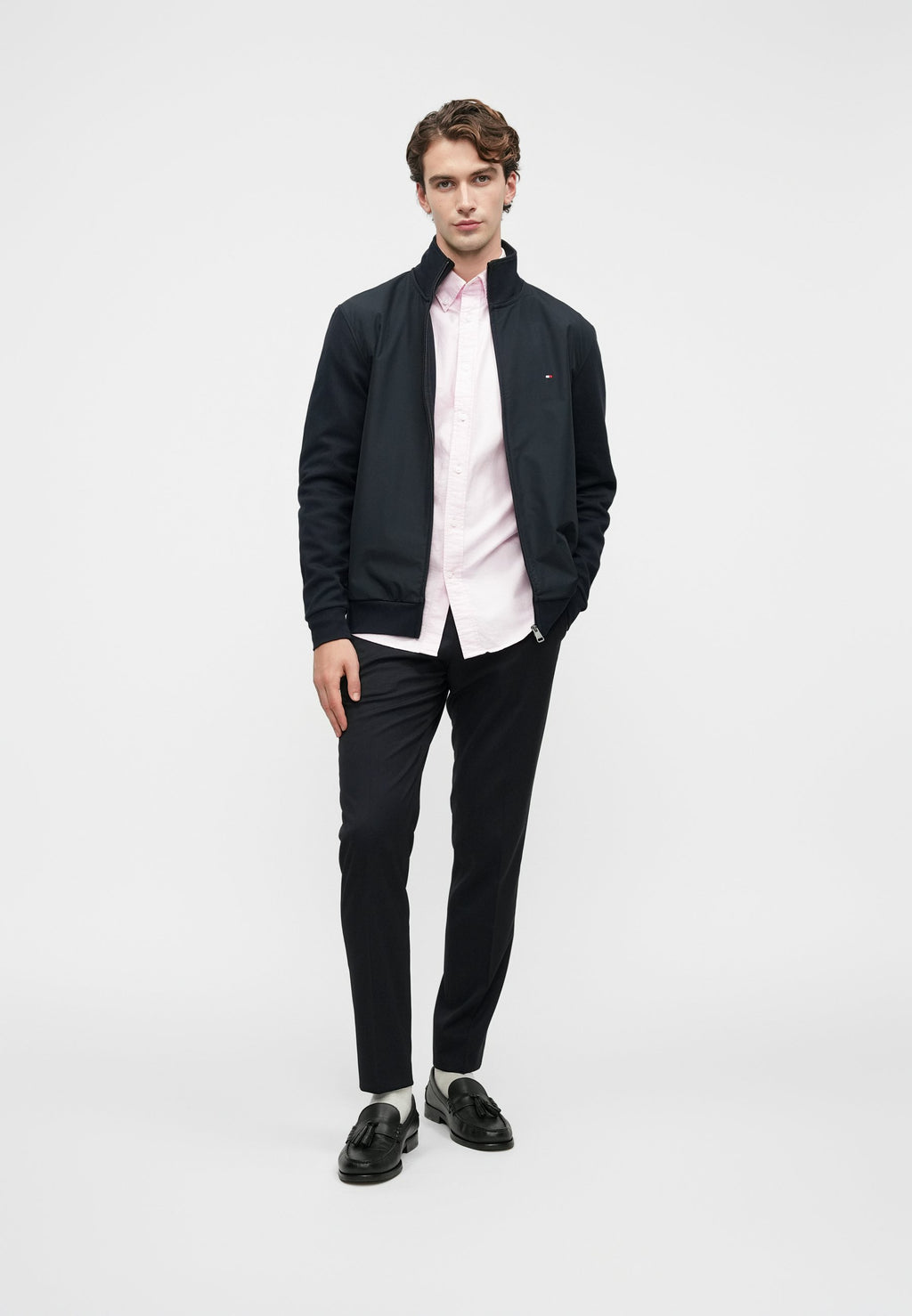 INTECHNO KNIT FLAG EMBROIDERY ZIP-THRU JUMPER Media 2