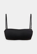 Calvin Klein Swimwear BANDEAU STRAPS ESSENTIALS - Bikini top - black