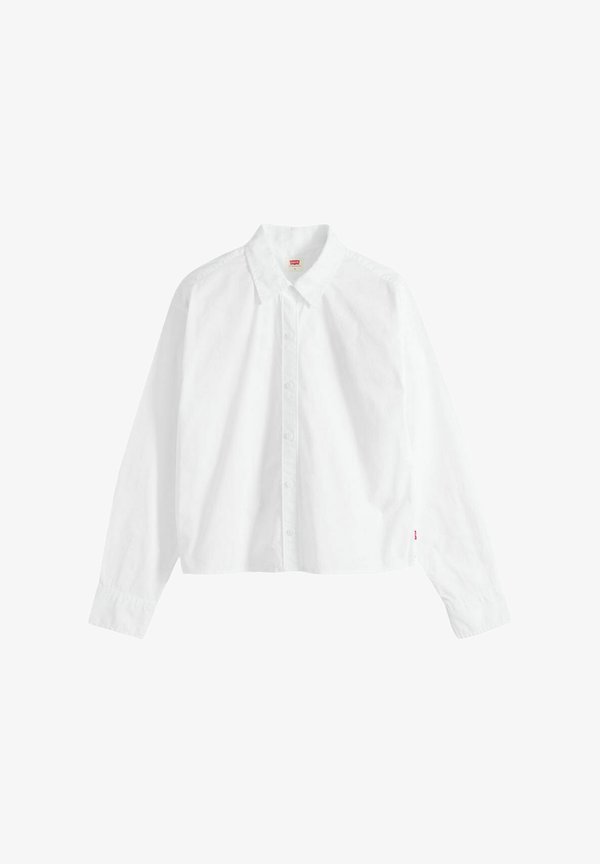 Levi's® CROPPED HARLIE HEDI - Button-down blouse - coral blush gd - whites