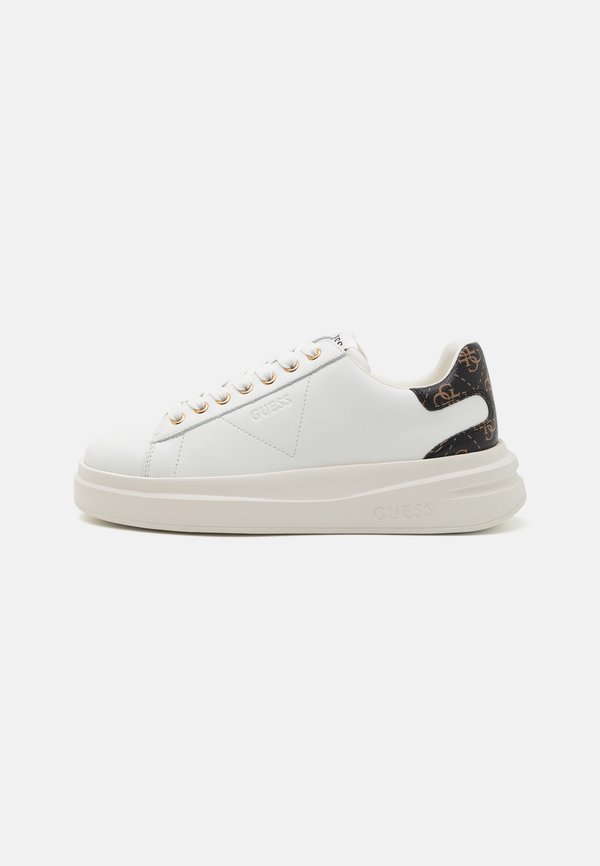 Guess ELBINA - Trainers - white/brown