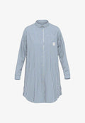 TOM TAILOR Nightie - blau mittel streifen