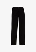 s.Oliver REGULAR MIT FALTE - Trousers - schwarz