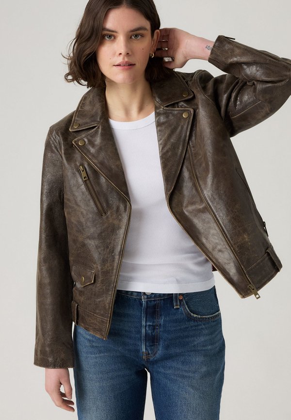 Levi's® Leather jacket - brown