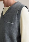 Marc O'Polo DENIM PULLUNDER V-NECK CHEST ARTWORK