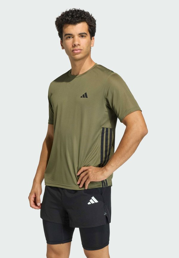 adidas Performance Sports T-shirt - olive strata/black