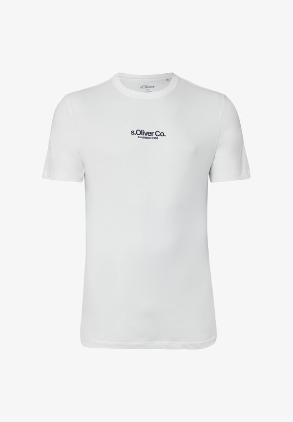 s.Oliver LONG  - Print T-shirt - weiß