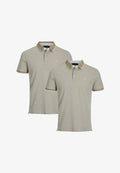 Jack & Jones 2ER PACK PAULOS SLIM FIT - Polo shirt - crockery