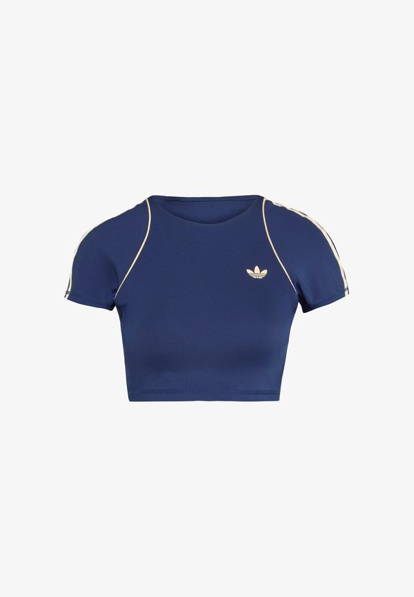 adidas Performance ADIDAS ORIGINALS SPORT SUPERSTAR BRA TEE - Print T-shirt - night indigo