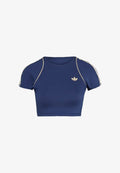 adidas Performance ADIDAS ORIGINALS SPORT SUPERSTAR BRA TEE - Print T-shirt - night indigo
