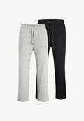 Jack & Jones HOSEN 2 PACK - Tracksuit bottoms - light grey melange