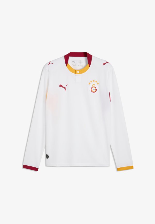 Puma GALATASARAY S.K. KING LANGARM-AUSWEICHTRIKOT - Goalkeeper jersey - white dark cherry summer sunset