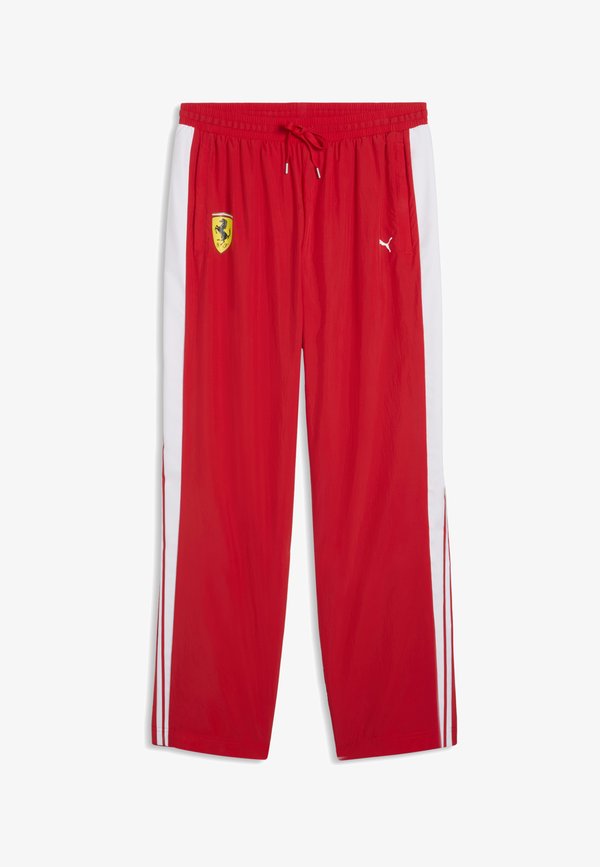 Puma SF REPLICA DRIVERS AUTHENTIC TRACK PANTS - Tracksuit bottoms - red