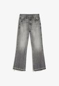 Bershka STRAIGHT-LEG FLARED - JEANS - Flared Jeans - grey