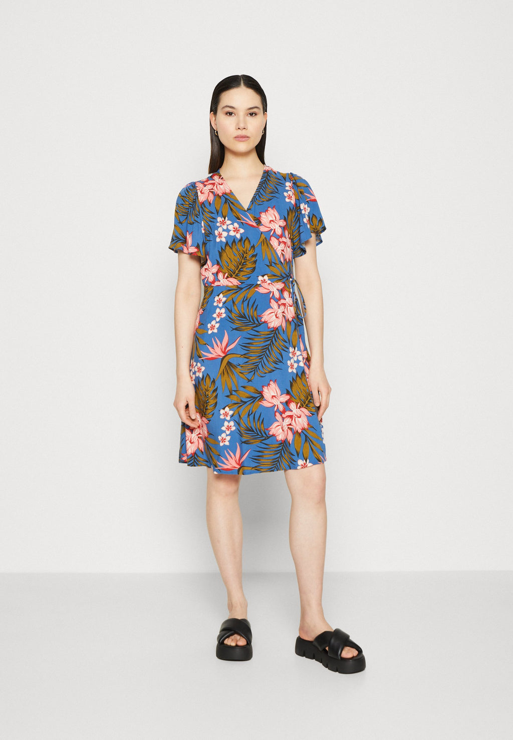 VILA VIMAYA WRAP SHORT DRESS