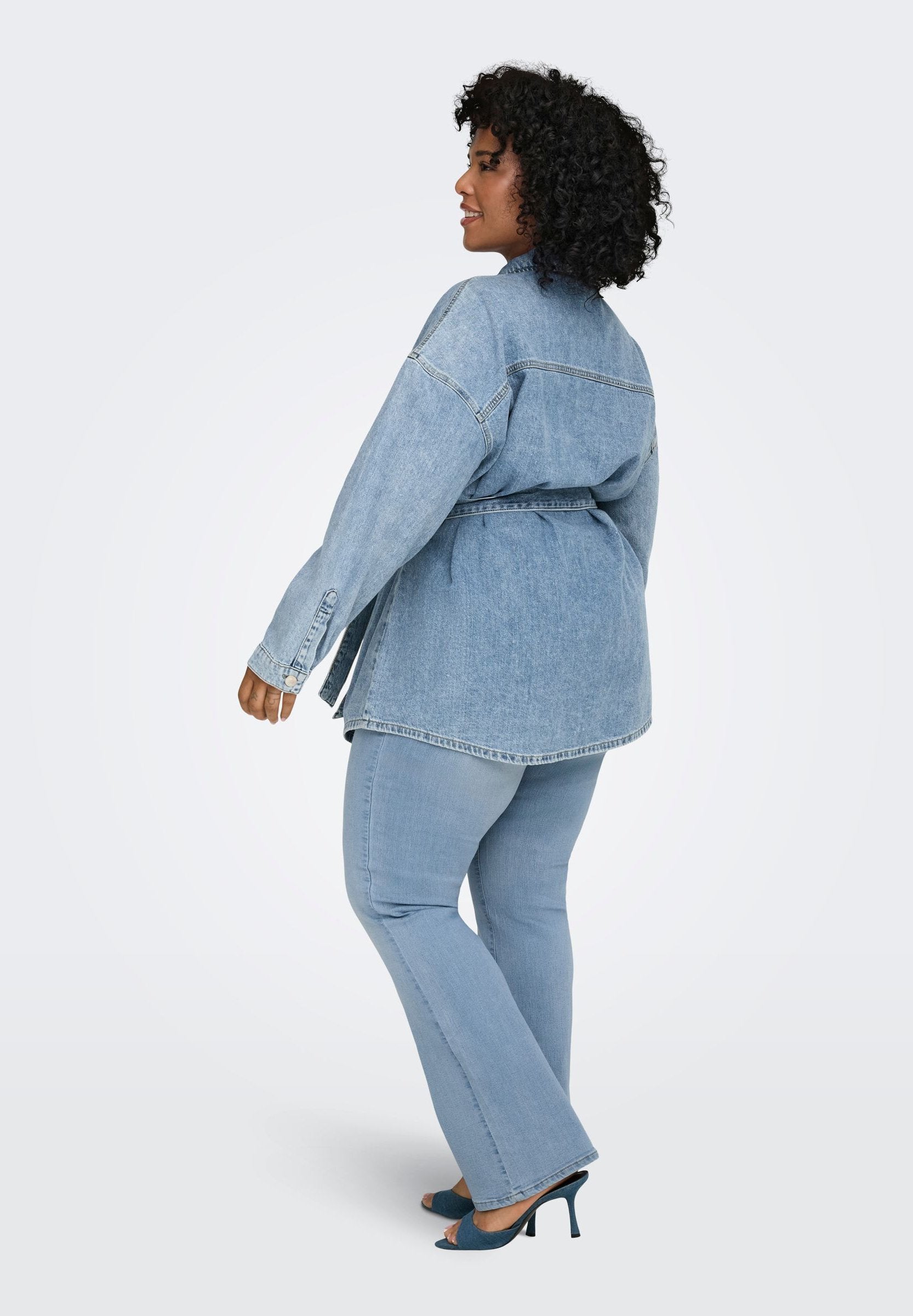 Flared fit CARTHUNDER Mid waist Skinny Media 4