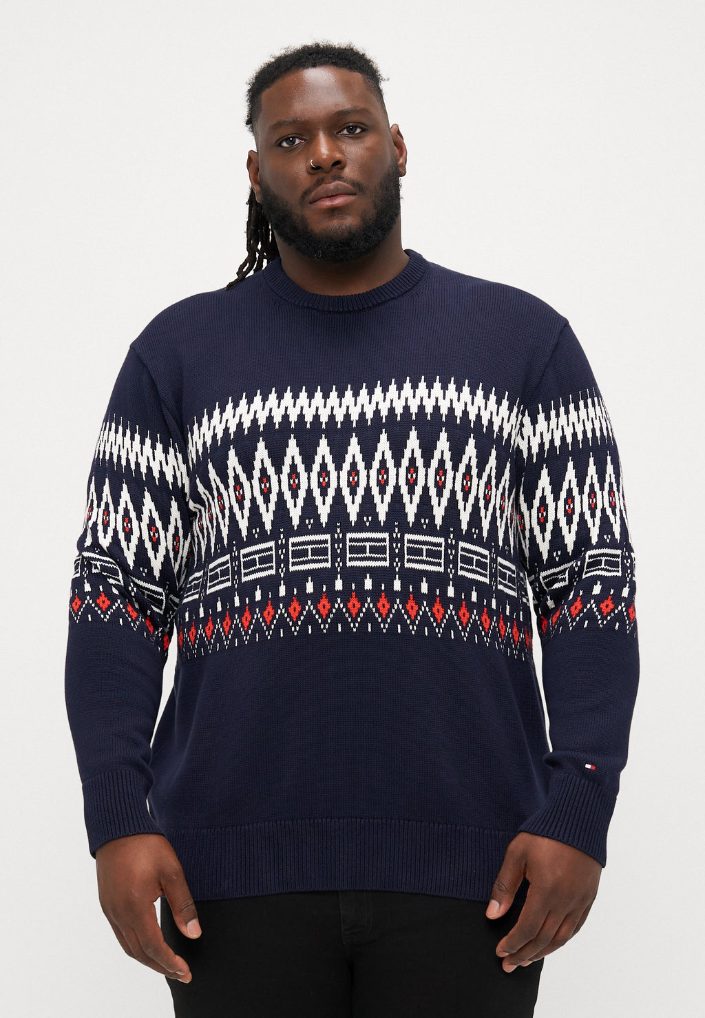 PLACED FAIRISLE C NECK Media 3