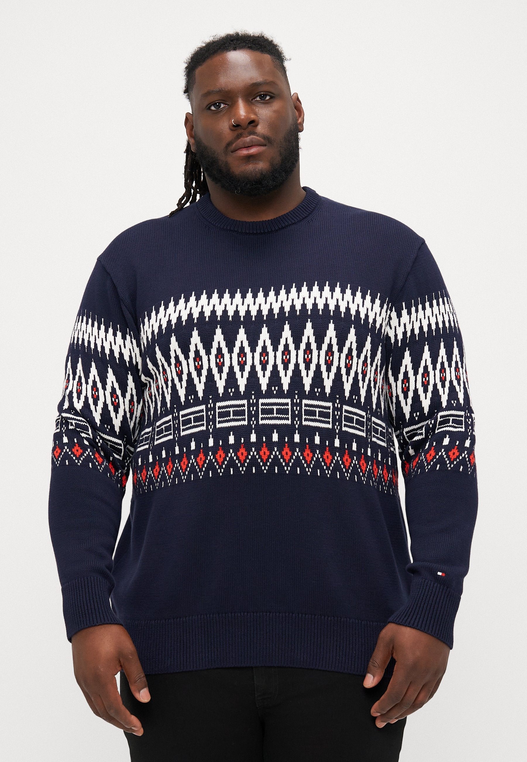 PLACED FAIRISLE C NECK Media 3