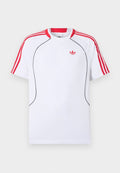 adidas Originals TEAMGEIST TEE - Basic T-shirt - white/pure ruby