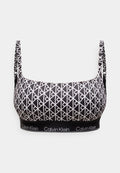 Calvin Klein Swimwear SQUARE NECK BRALETTE ICON SWIM - Bikini top - black