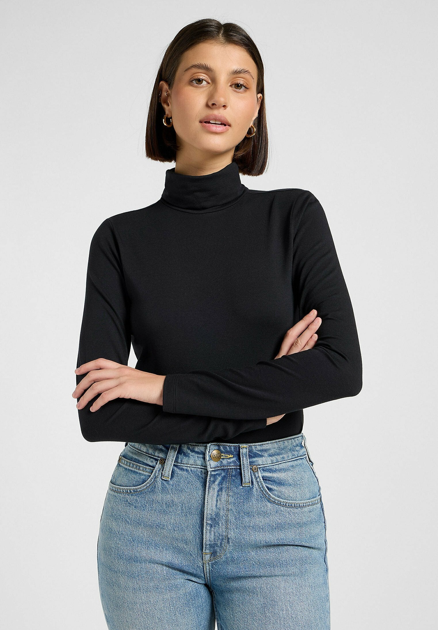 Lee LONG SLEEVE LS_TURTLE_NECK FOR WOMENS - SLIM FIT