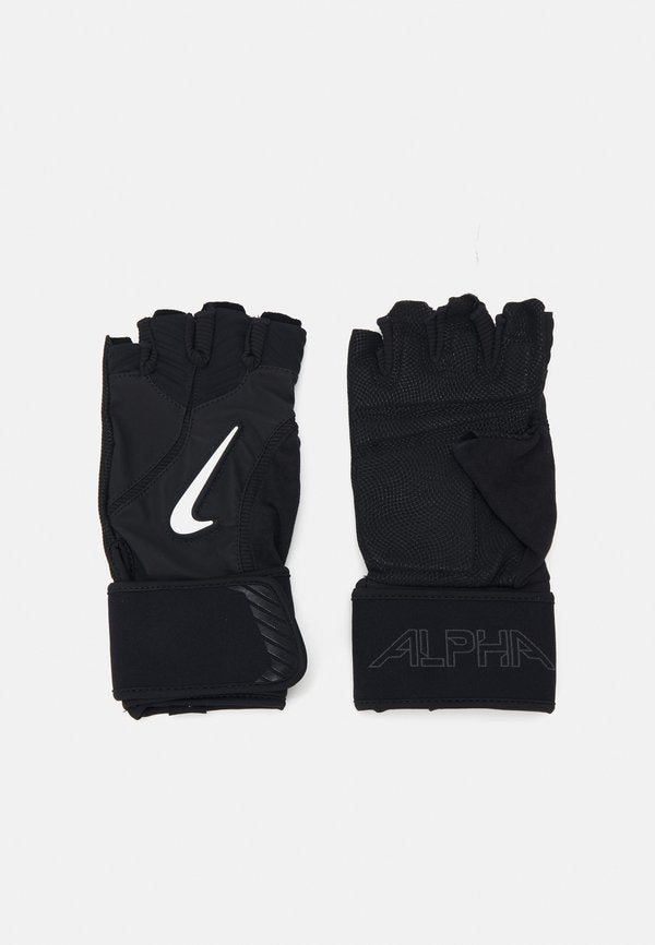 Nike Performance ALPHA ELITE UNISEX - Gloves - black/black/white