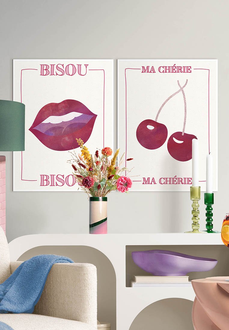 Orange Wallz FRENCH KISSES 2 PACK