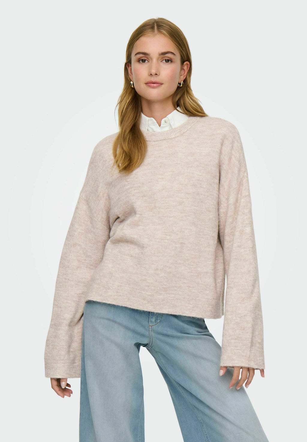 ONLY ONLSIMONI L/S O-NECK PULLOVER KNT NOOS