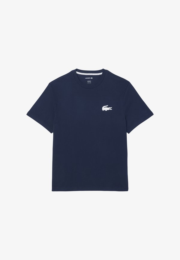 Lacoste Print T-shirt - bleu marine   blanc