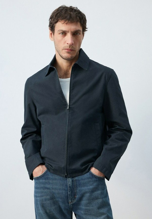 Mango Light jacket - royal blue